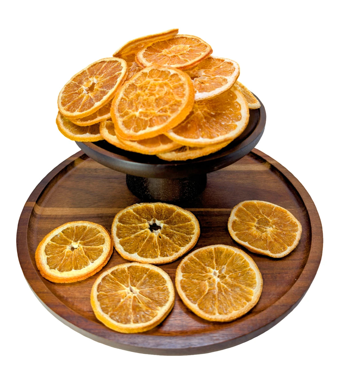 Orangen-Scheiben getrocknet Natur