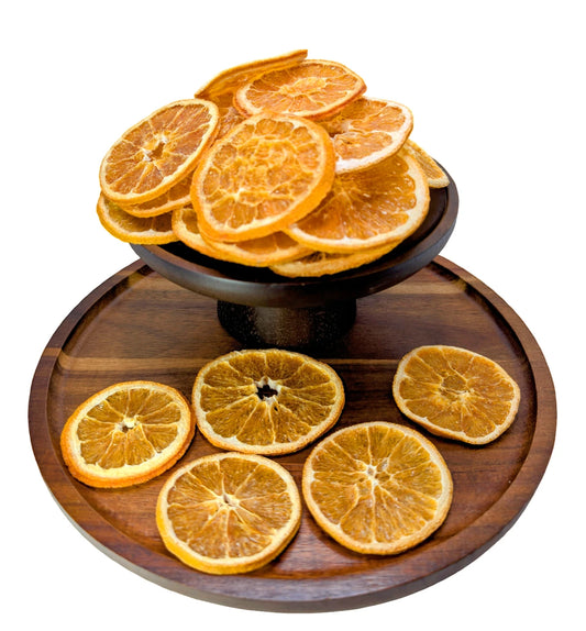 Orangen-Scheiben getrocknet Natur