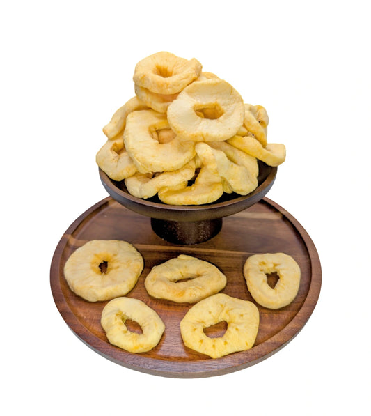 [ Apfelringe getrocknet]  [100g/250g/500g/1kg] Dörrland