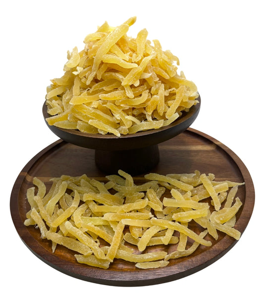 [Ingwer-Stäbchen getrocknet (kandiert, mild)] [100g/250g/500g/1kg] Dörrland